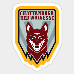 Chattanooga Red Wolves SC Sticker